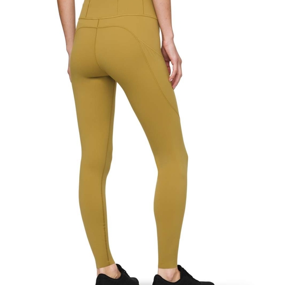 Lululemon Fast and Free High-Rise Tight 28" *Non-Reflective SuedeGrape Leaf Sz4 - Picture 5 of 13